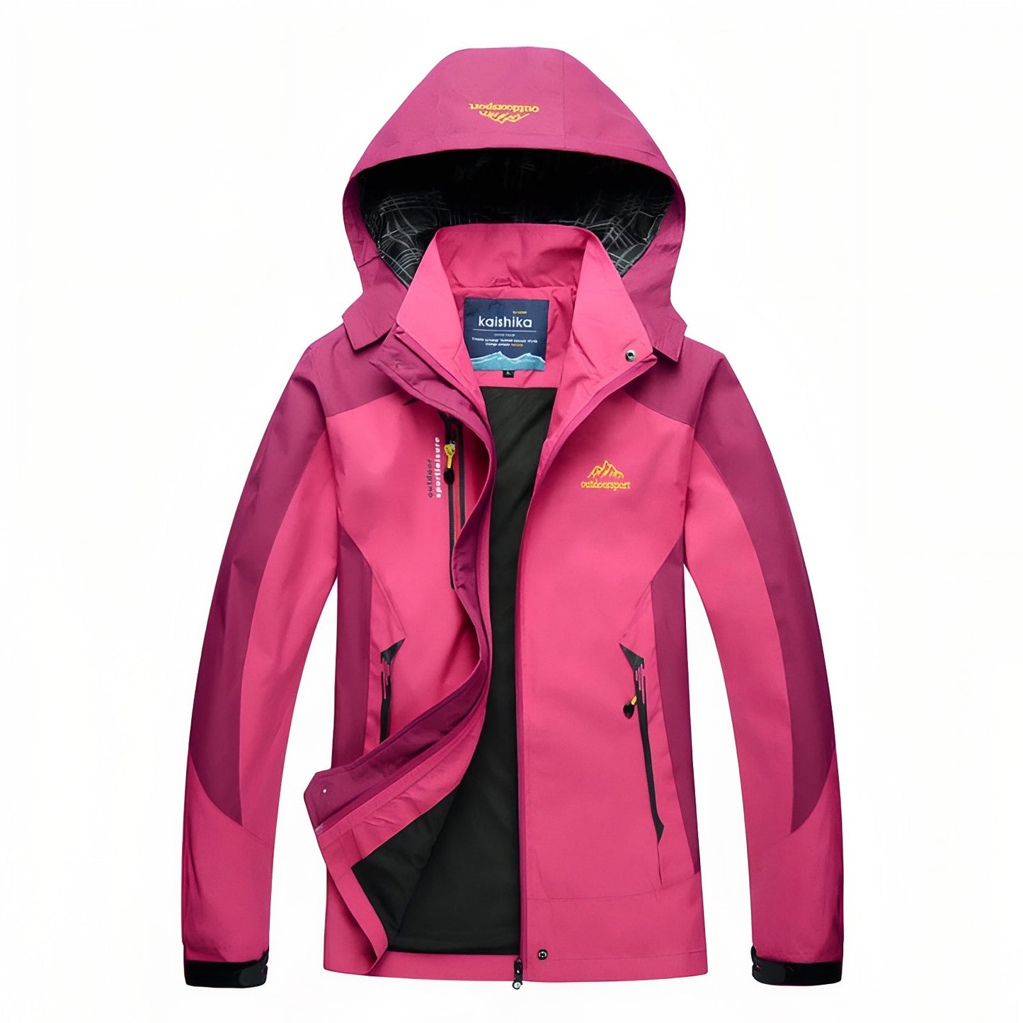 Veste Randonnée Femme Imperméable Et Respirante - Rose Fuchsia