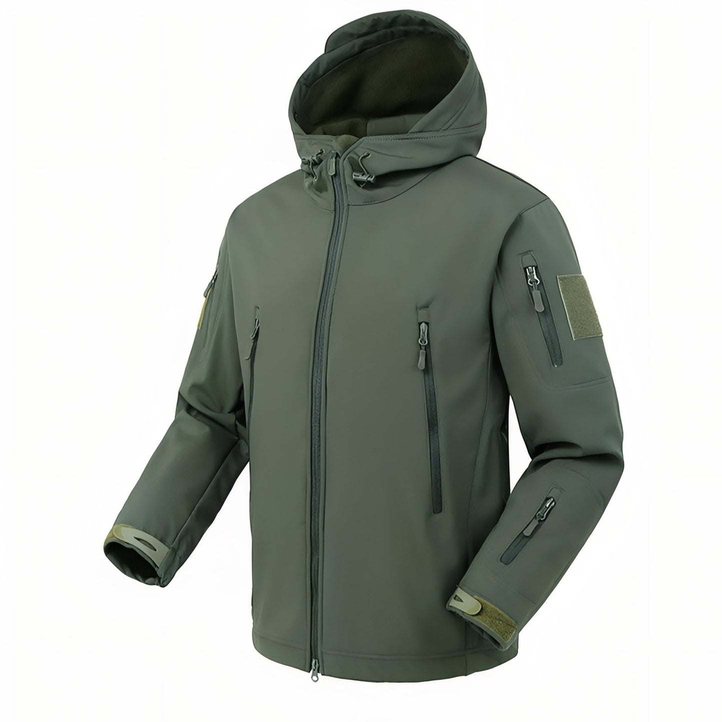 Veste Imperméable Homme Randonnée - Vert Olive
