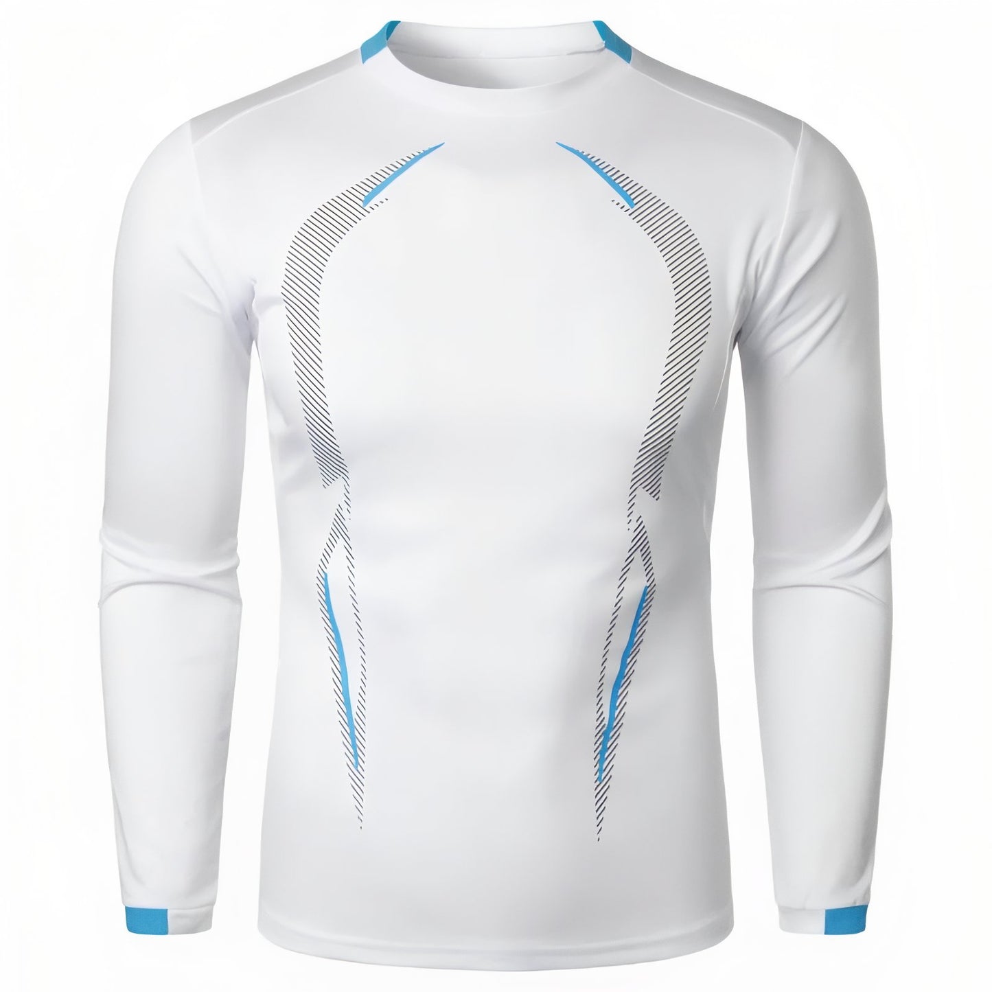 T-Shirt Manche Longue Randonnée Homme - Blanc