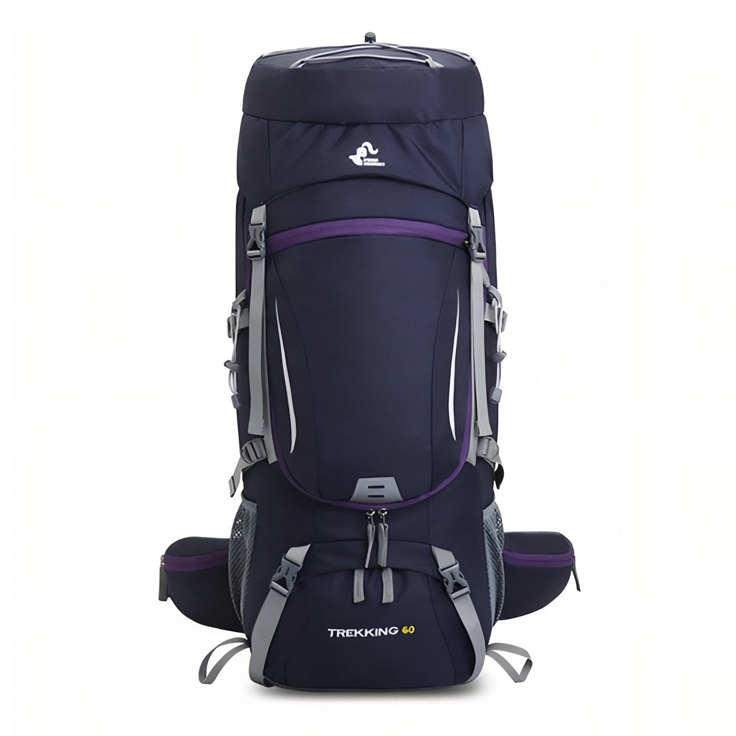 Sac à Dos Randonnée Respirant 60 Litres - Violet