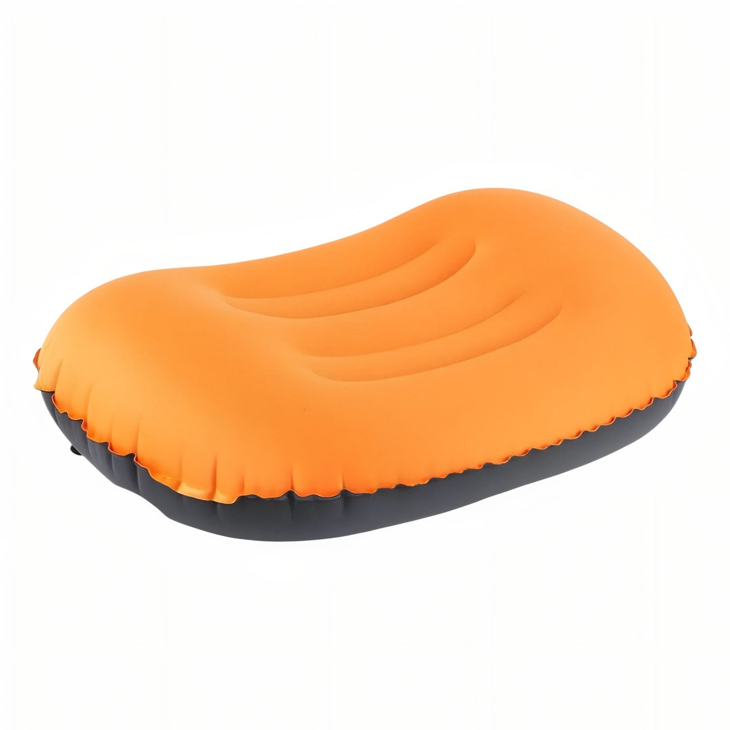 Coussin Gonflable Ultra Léger - Orange et Noir