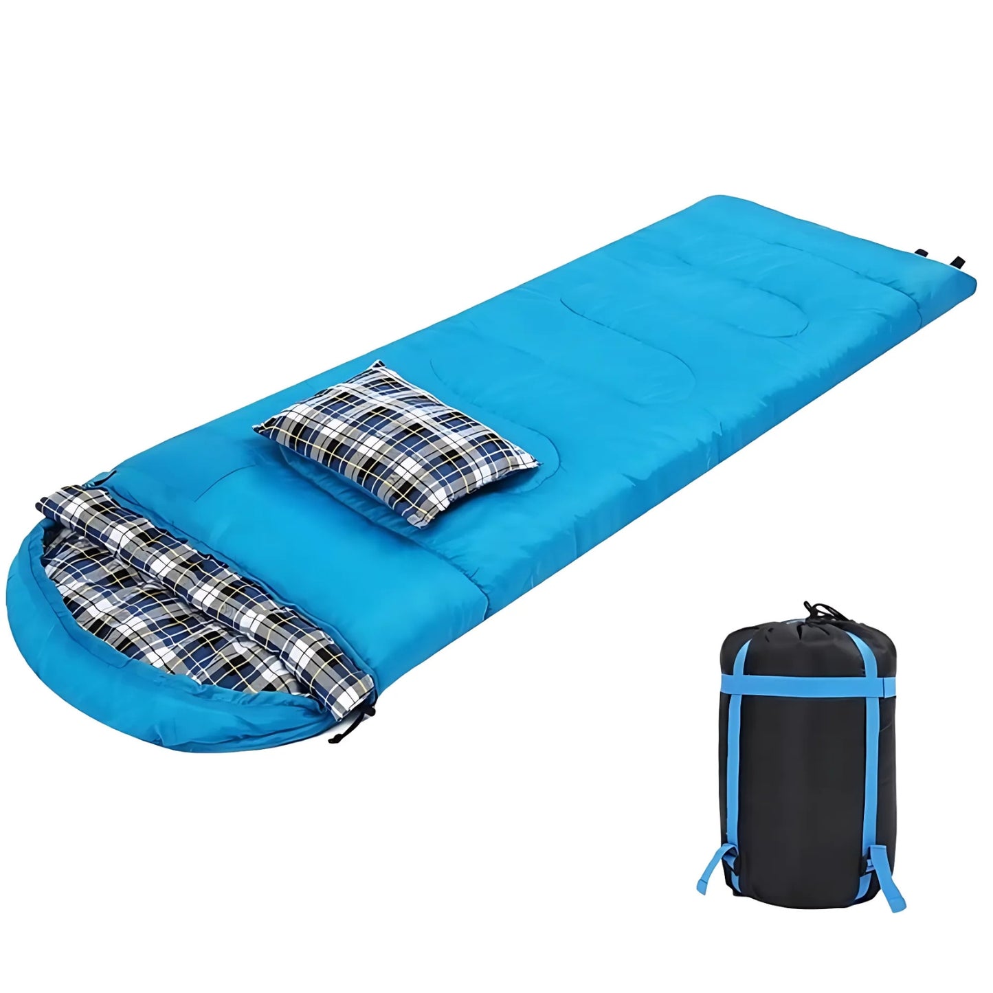 Sac De Couchage Été Doublure Coton - Bleu