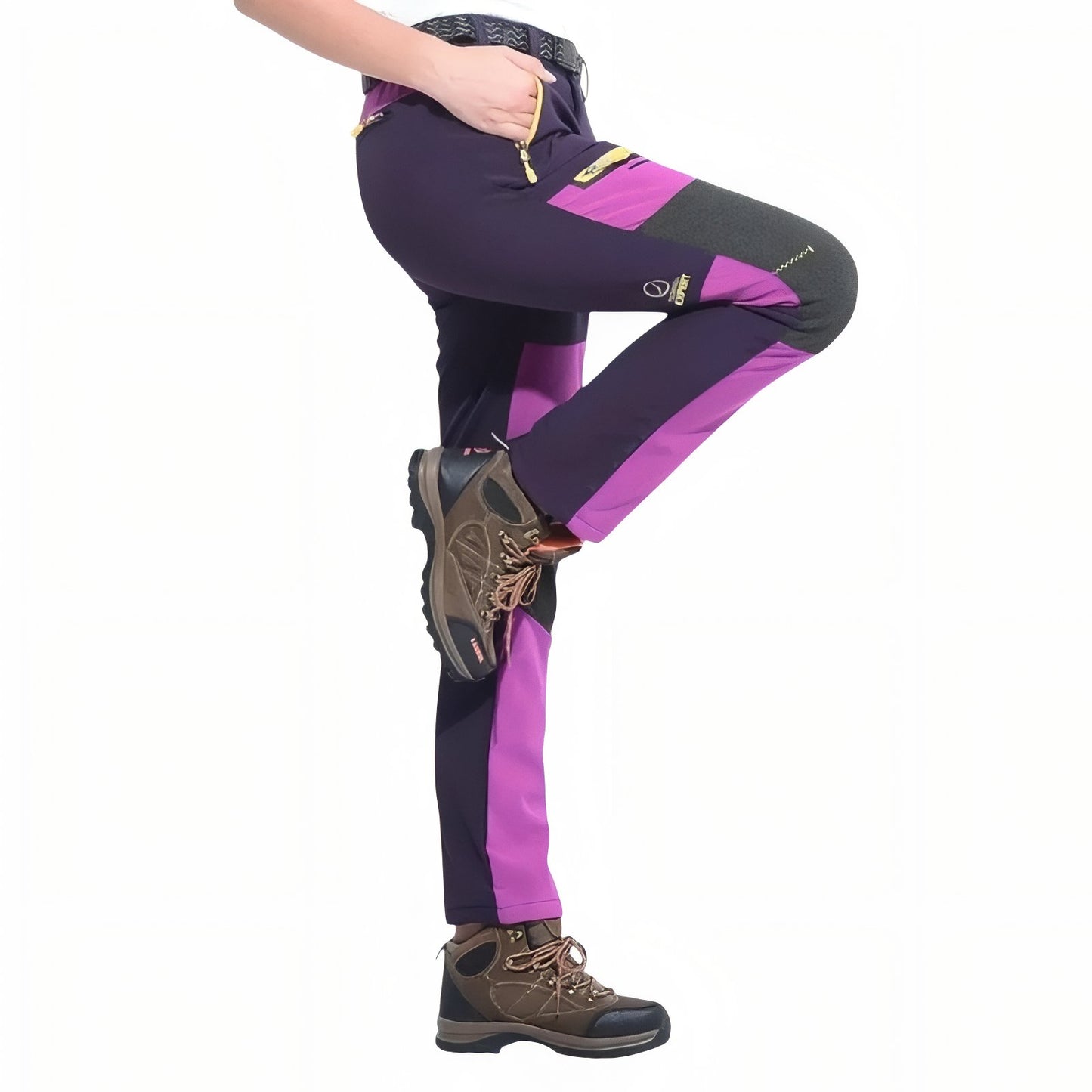 Pantalon Randonnée Chaud Polaire Femme - Violet