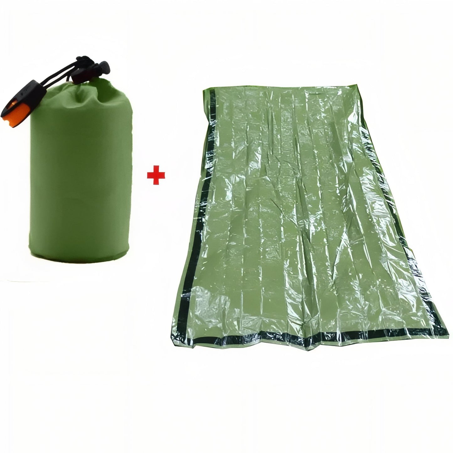 Couverture De Survie Sac De Couchage - Vert