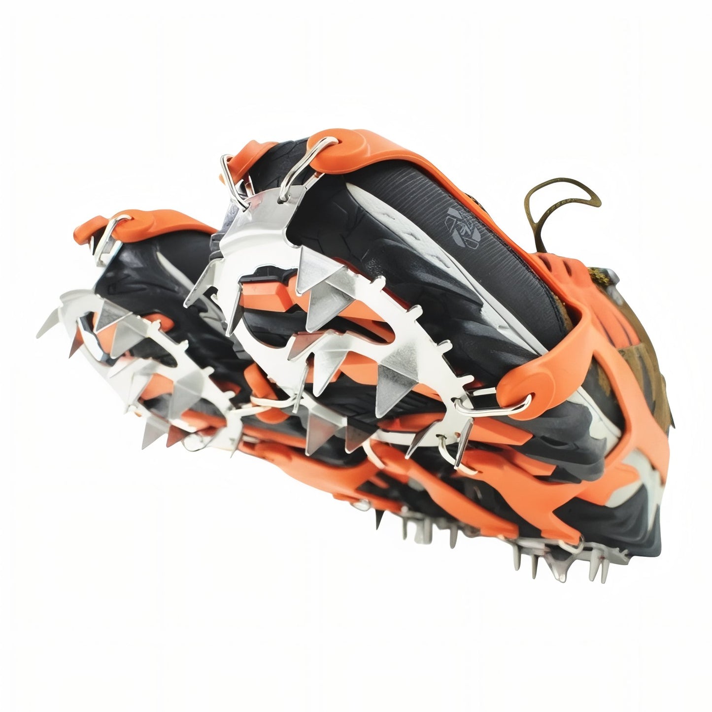 Crampons Randonnée Neige 18 Dents - Orange