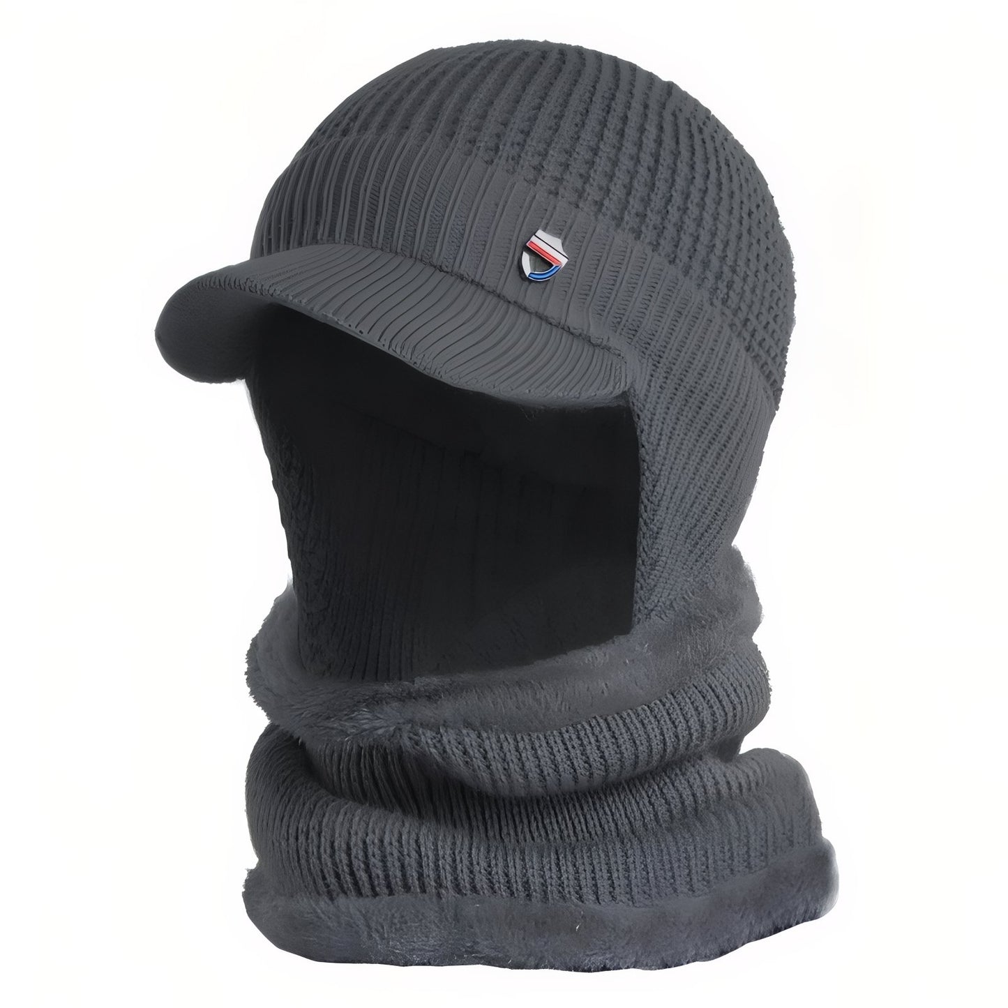 Casquette Cagoule Homme - Gris Foncé - 56-60cm