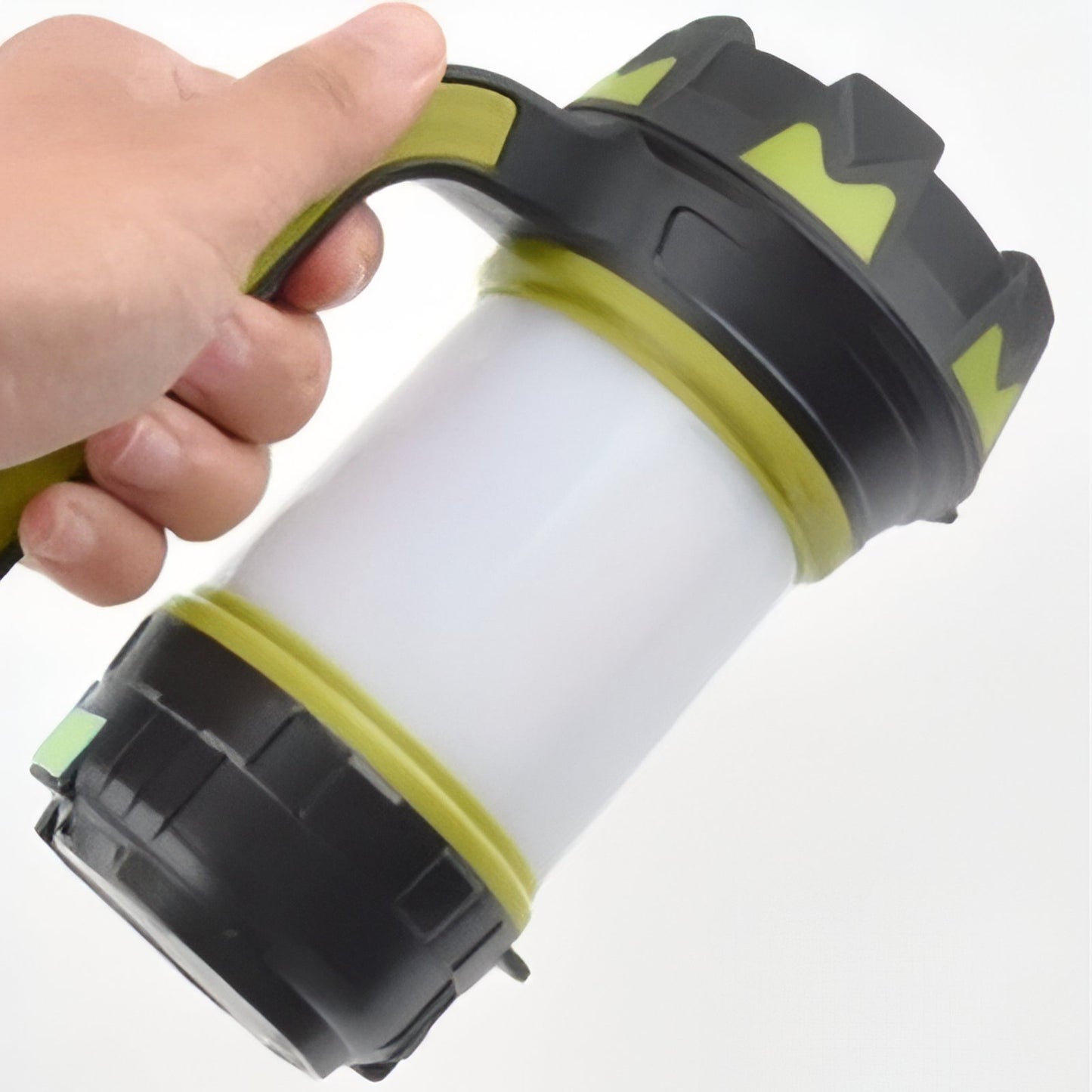 Lampe Torche Lanterne portée à la main - Jaune Fluo