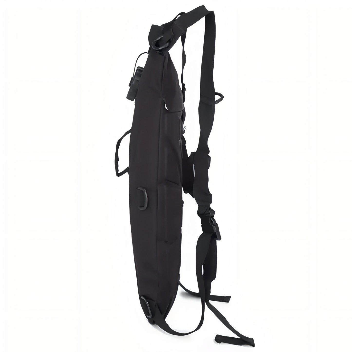 Sac Gourde Randonnée 3L vue latérale - Beige - Vert Olive - Noir