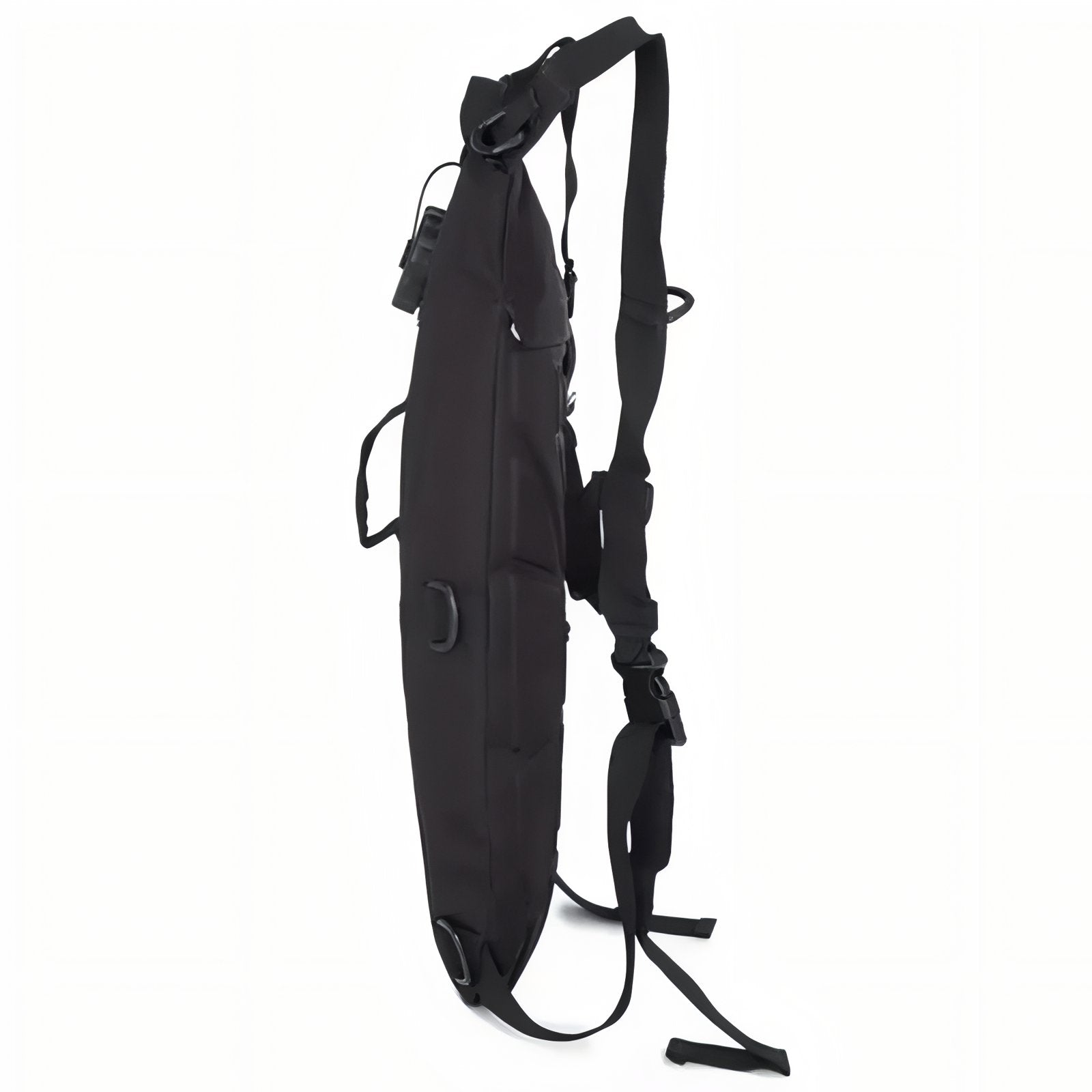 Sac Gourde Randonnée 3L vue latérale - Beige - Vert Olive - Noir