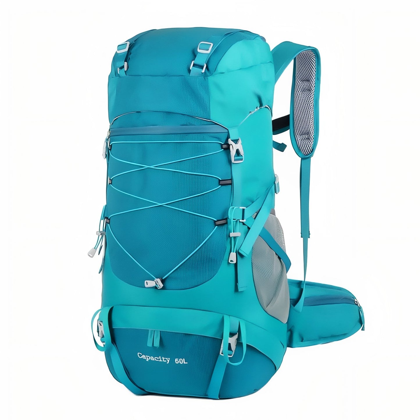 Sac Randonnée Multipoches 50l - Turquoise