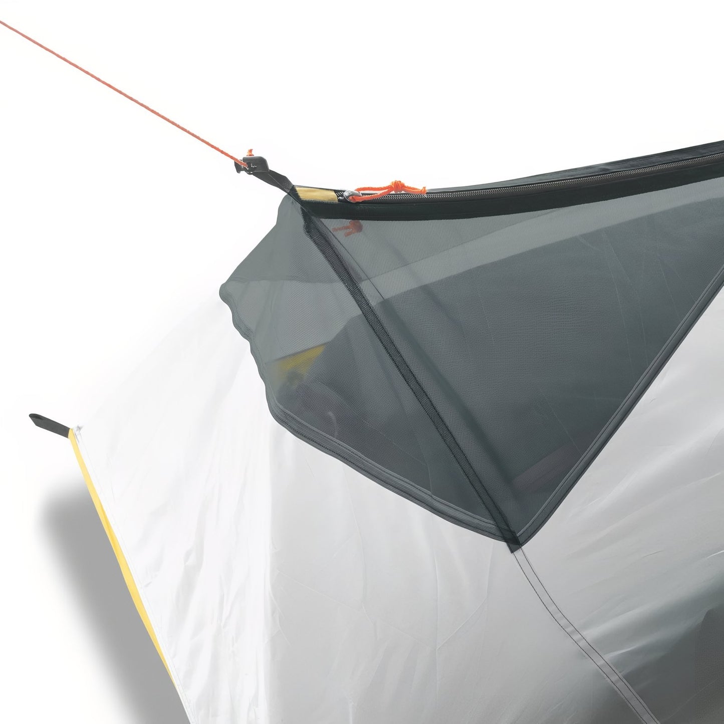 Tente Bivouac Ultra Légère 1 Personne 230g/260g gros plan fermeture zippée - 4 Saisons - 3 Saisons