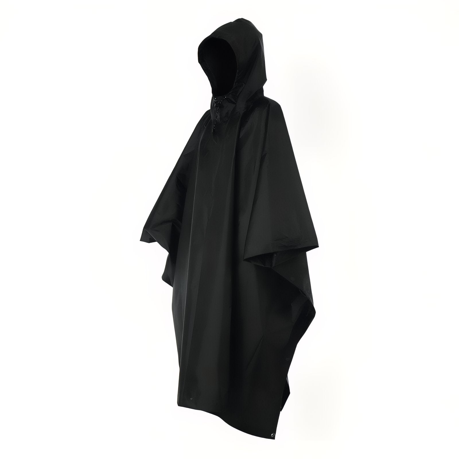 Poncho Imperméable de Randonnée - Noir - Taille Unique