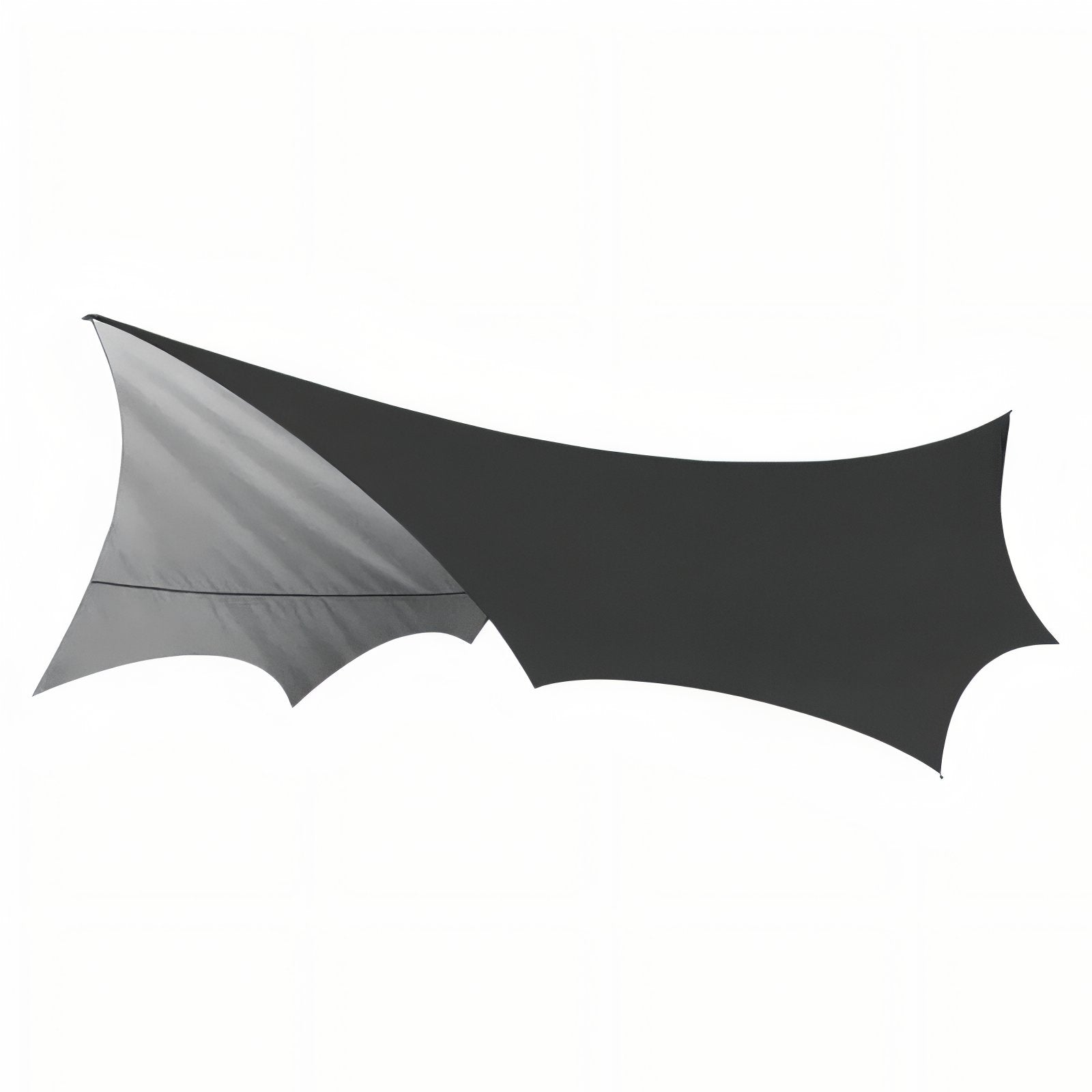 Tarp Randonnée 5.1x5.1M - Gris Foncé et Argenté