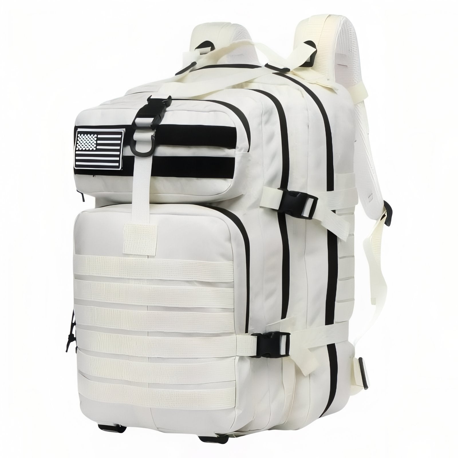 Sac à Dos Militaire Imperméable 30L/50L - Blanc (50L)