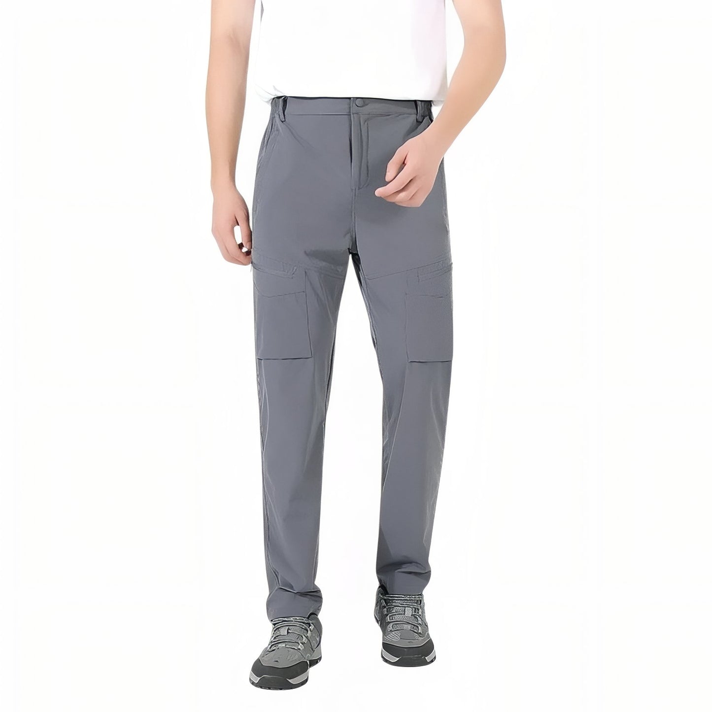 Pantalon Homme Randonnée Été - Gris Clair