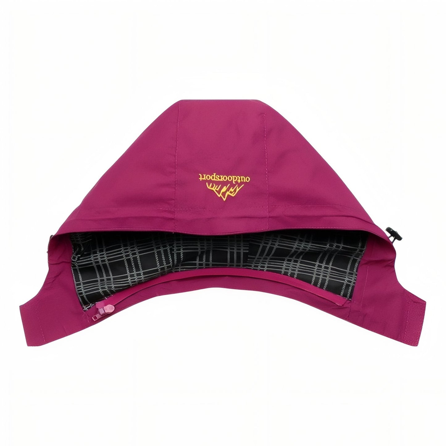 Veste Randonnée Femme Imperméable Et Respirante gros plan capuche intérieure - Rose Fuchsia - Rouge - Noir - Violet - Vert