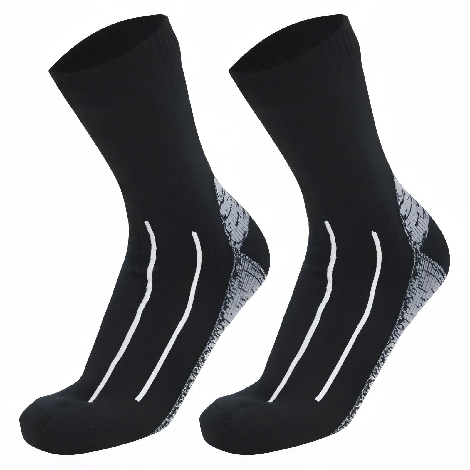 Chaussettes Étanches Randonnée - Noir et Blanc