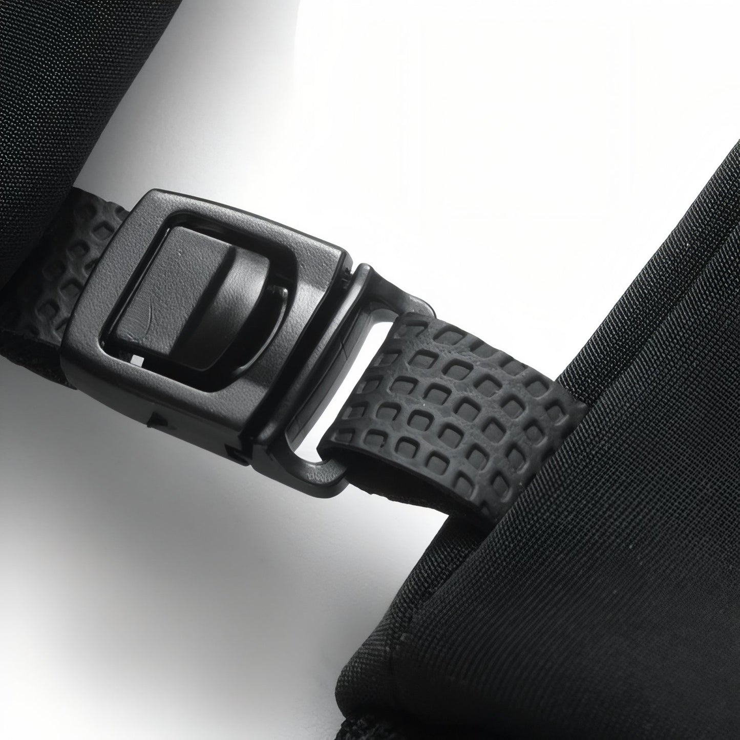 Gants de Randonnée À Doigt Coupé gros plan fermeture - Noir