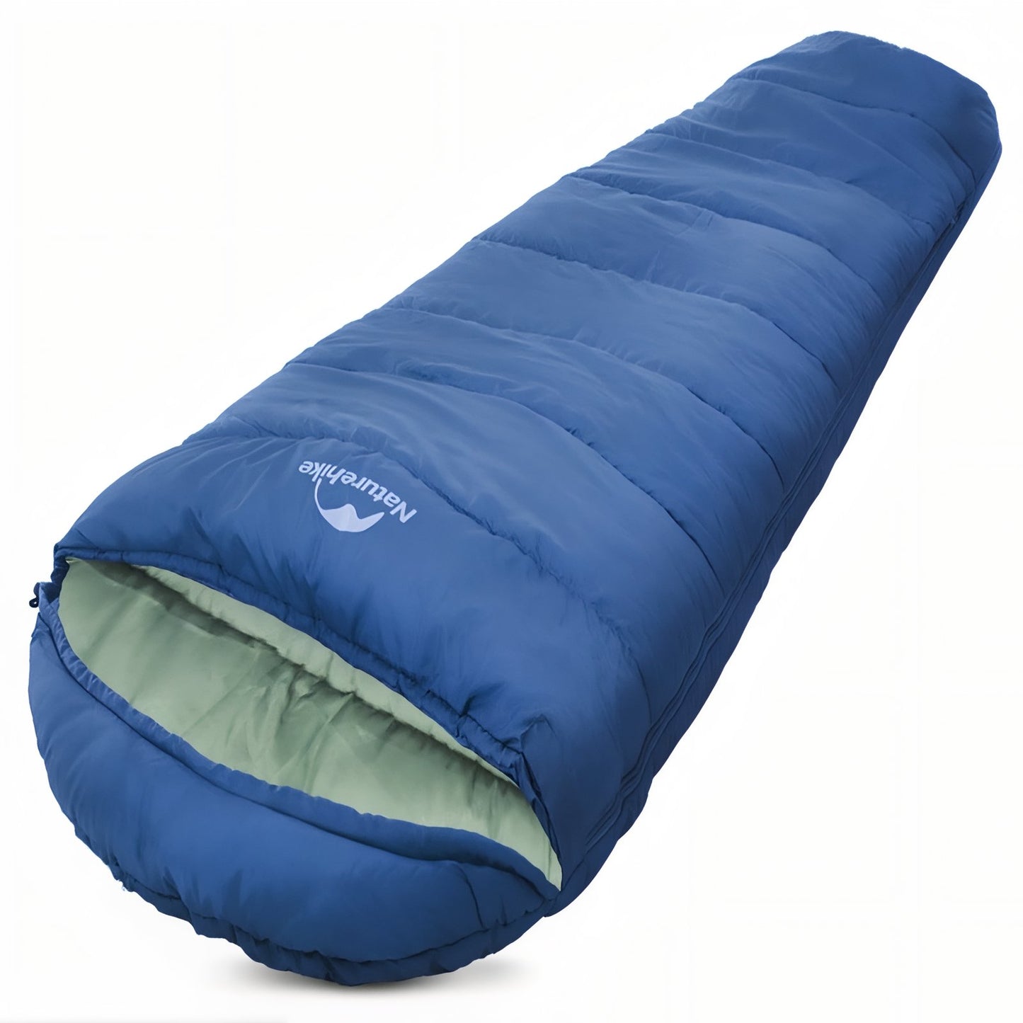 Sac De Couchage 4 Saisons Bleu - Bleu Marine et Vert Clair