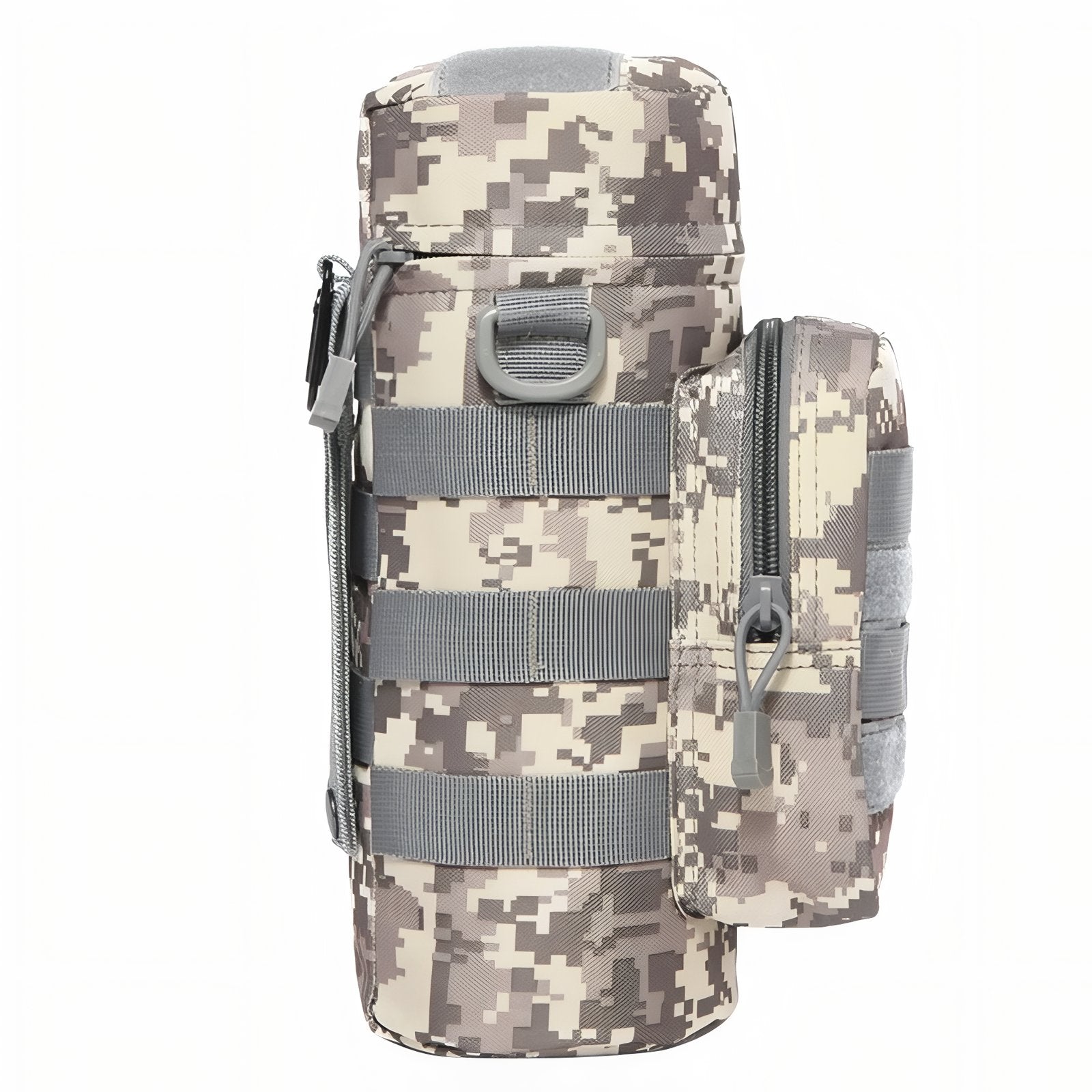 Porte Gourde Militaire - Beige et Gris