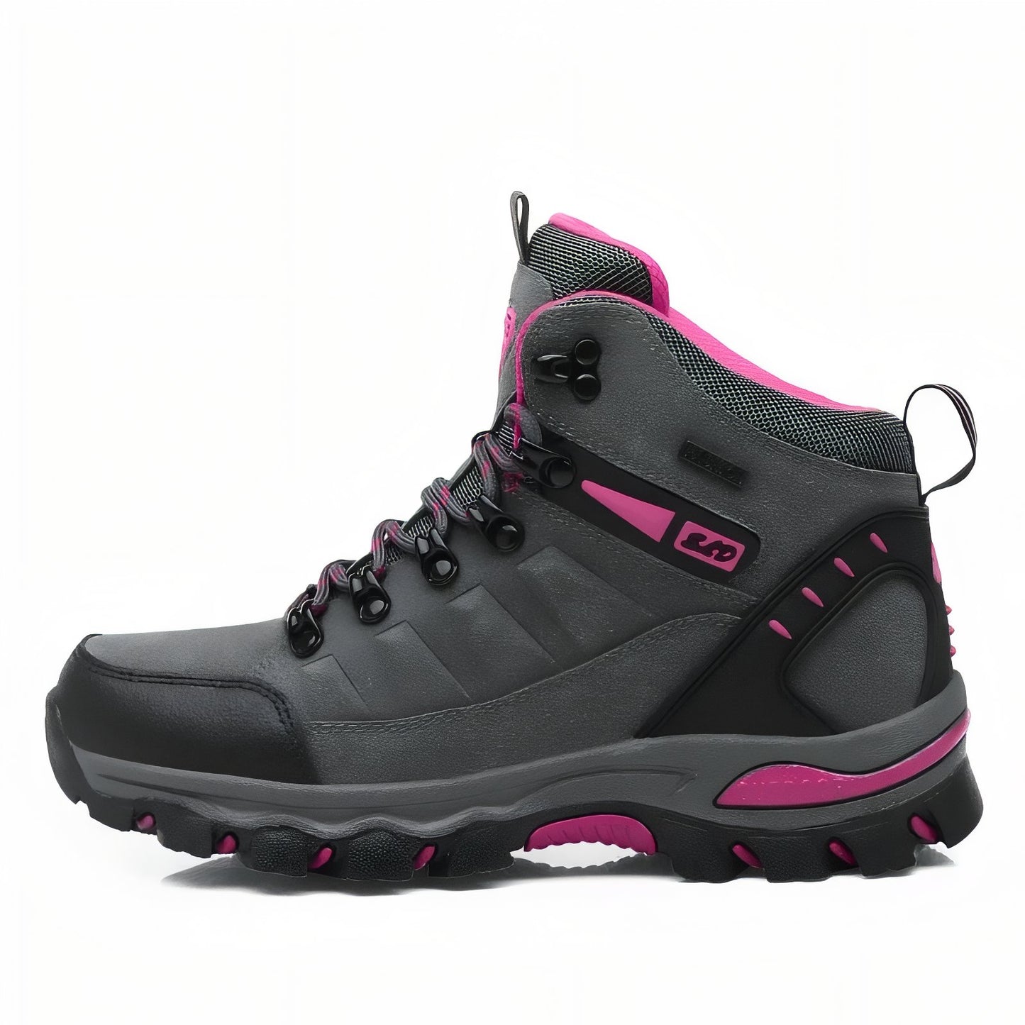 Chaussure Haute Randonnée Femme - Gris et Fuchsia