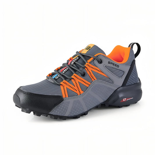 Basket Homme Randonnée Imperméable Orange - Gris et Orange