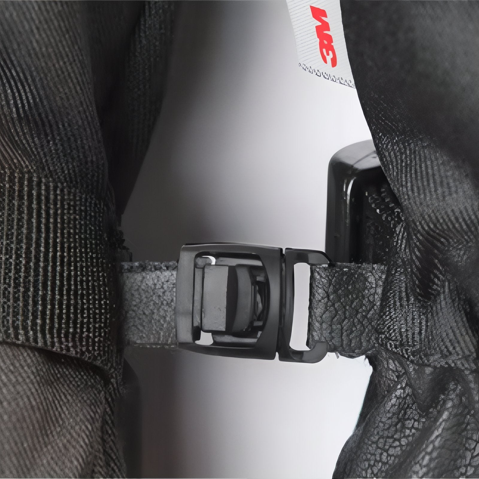 Gants Pour Ski de Randonnée gros plan fermeture - Blanc et Noir - Gris et Noir - Noir Ébène