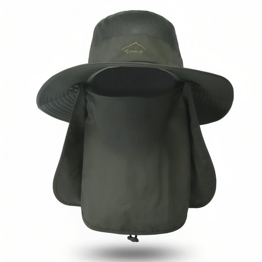 Chapeau Randonnée Anti UV - Vert Foncé - 56-62CM