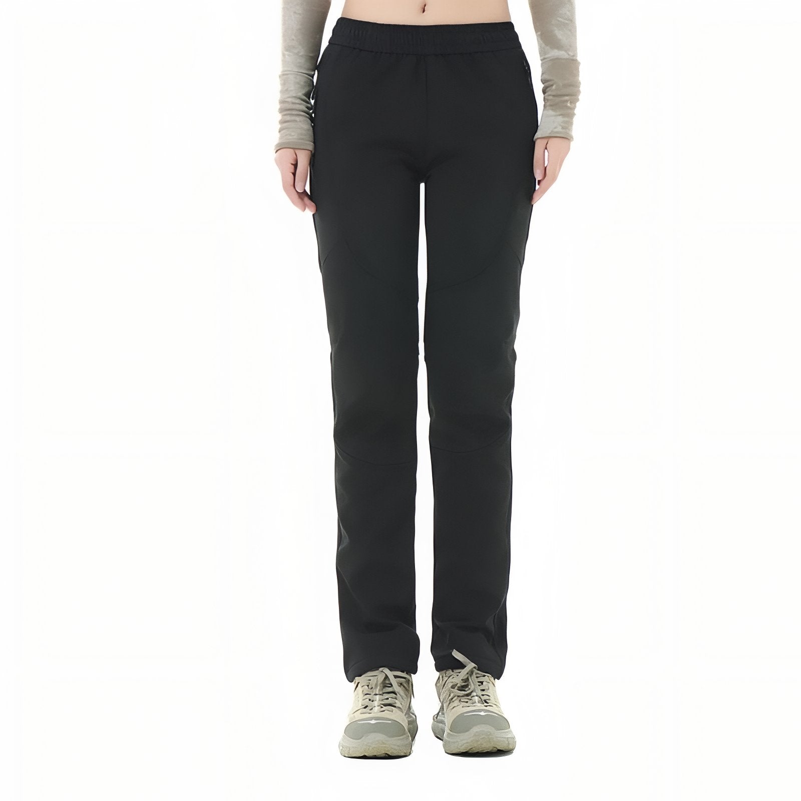 Pantalon de Randonnée Femme Hiver - Noir