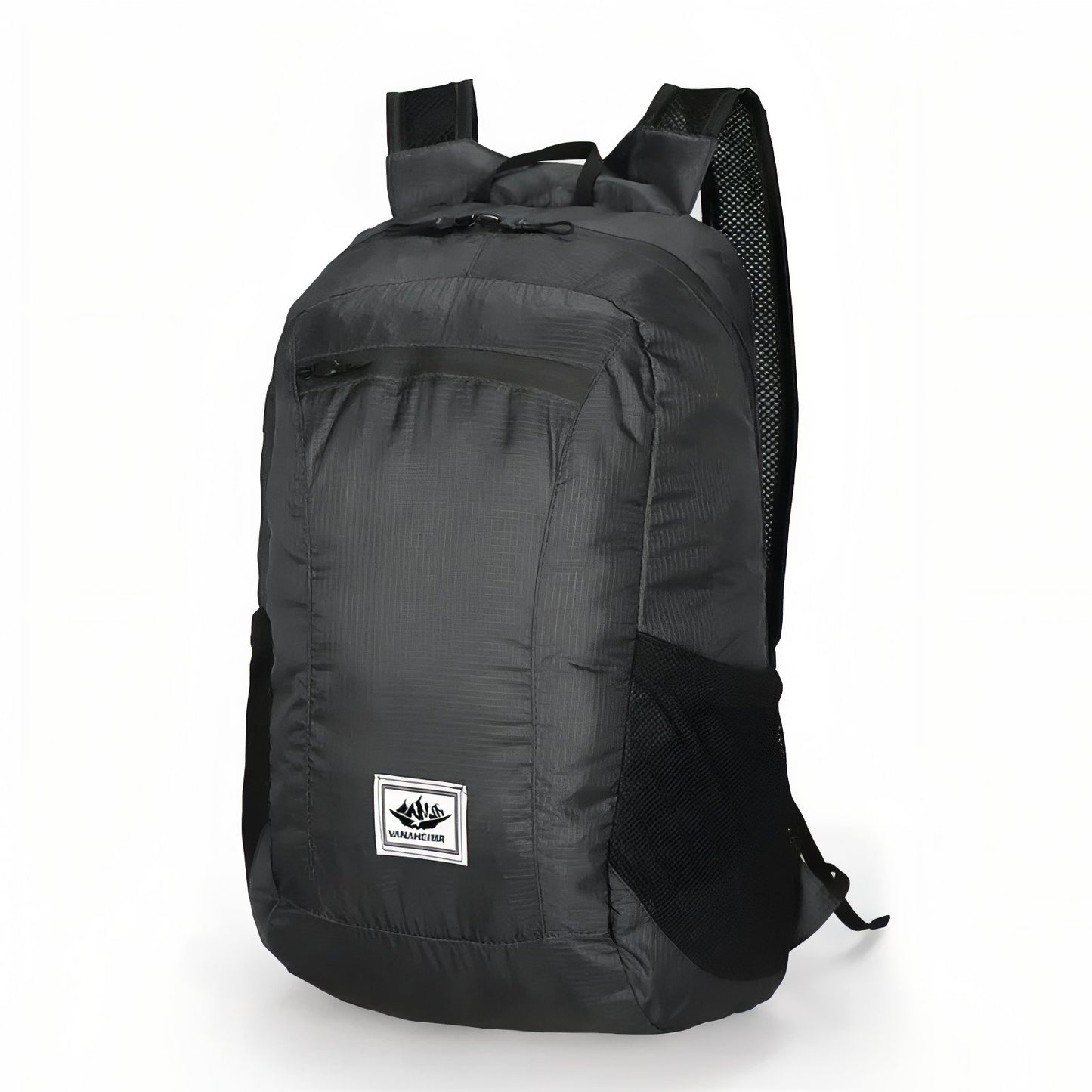 Sac à Dos Randonnée Ultra Léger vue latérale - Noir