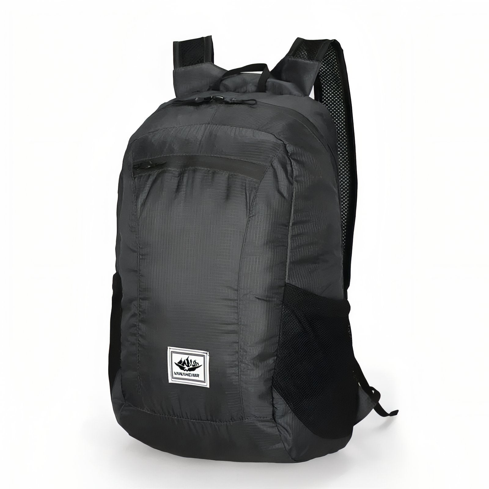 Sac à Dos Randonnée Ultra Léger vue latérale - Noir