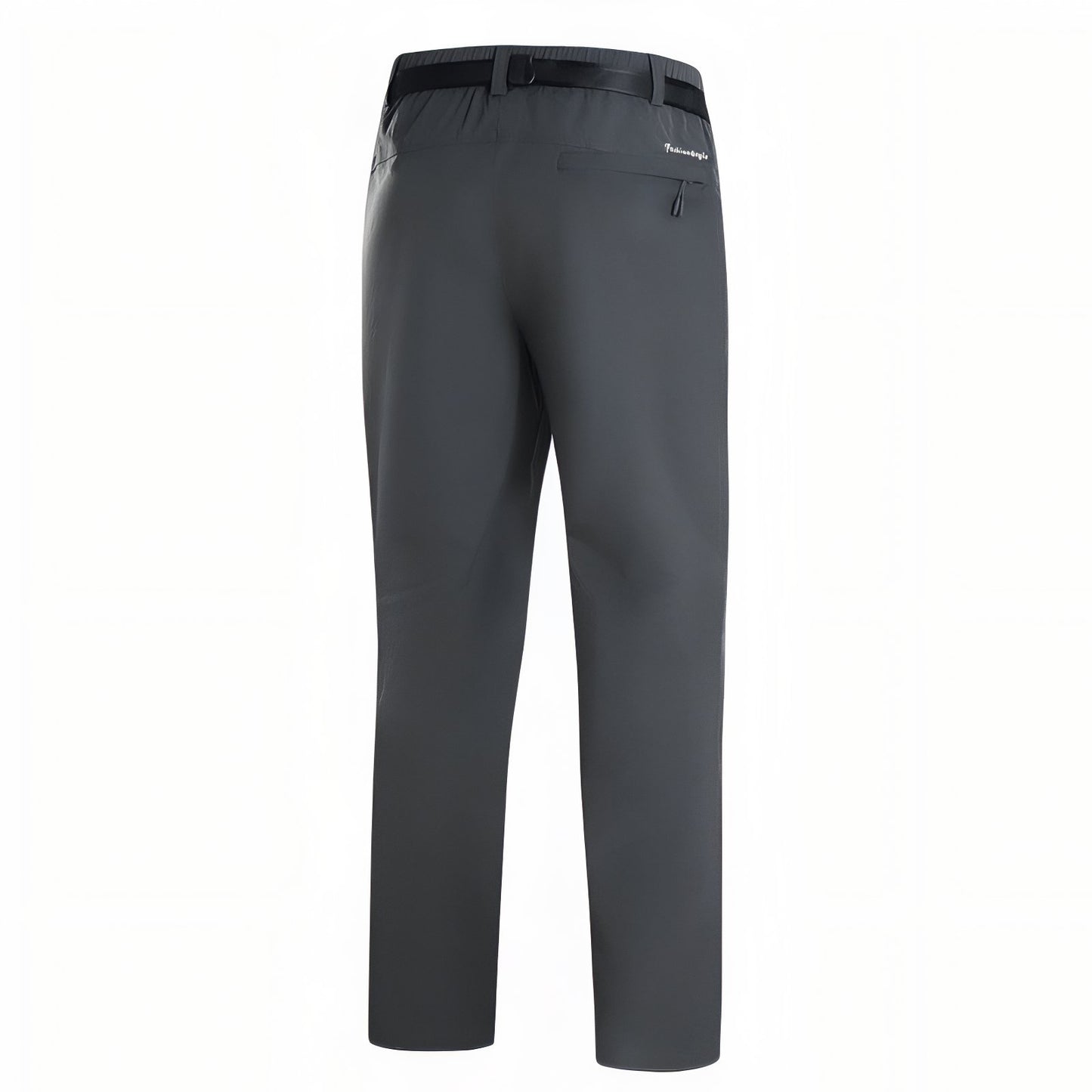 Pantalon de Randonnée Avec Ceinture Élastique Homme vue arrière - Gris Foncé