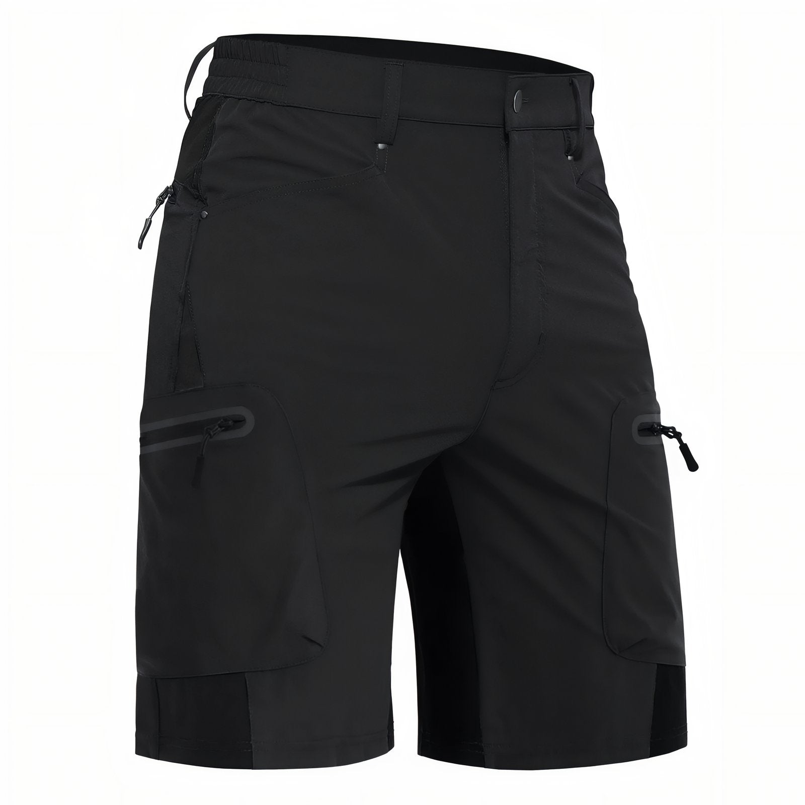 Short de Randonnée Homme Imperméable - Noir