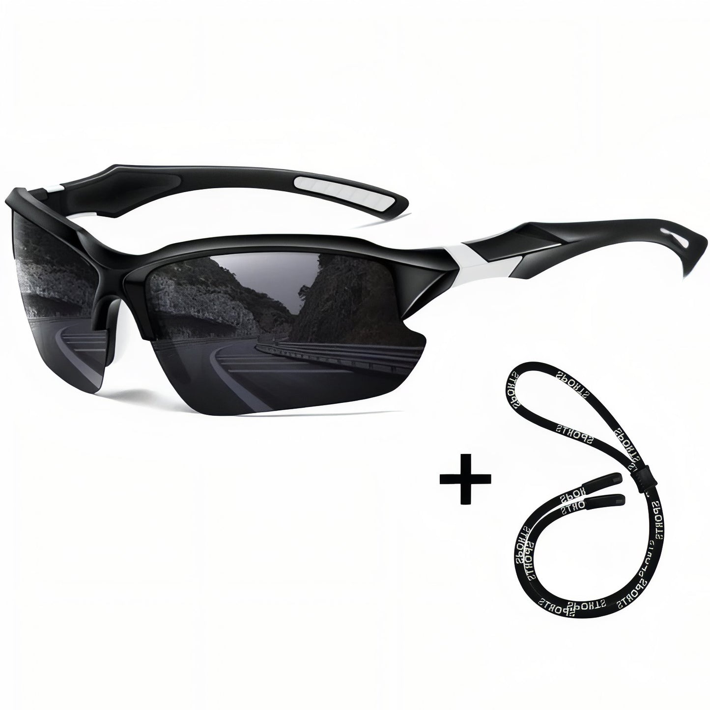Lunette Randonnée Polarisée - Noir et Argent