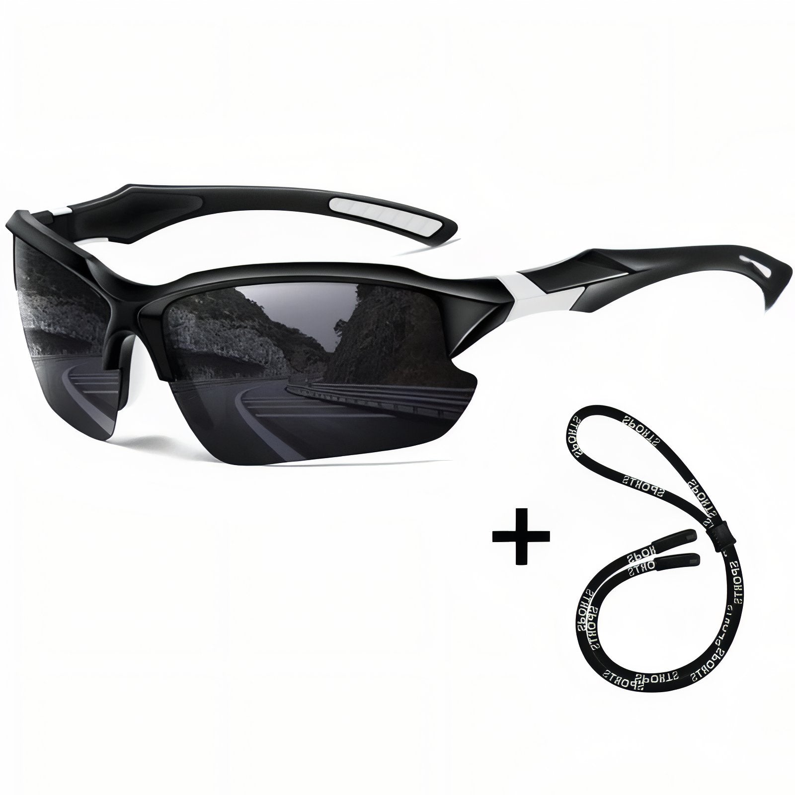 Lunette Randonnée Polarisée - Noir et Argent