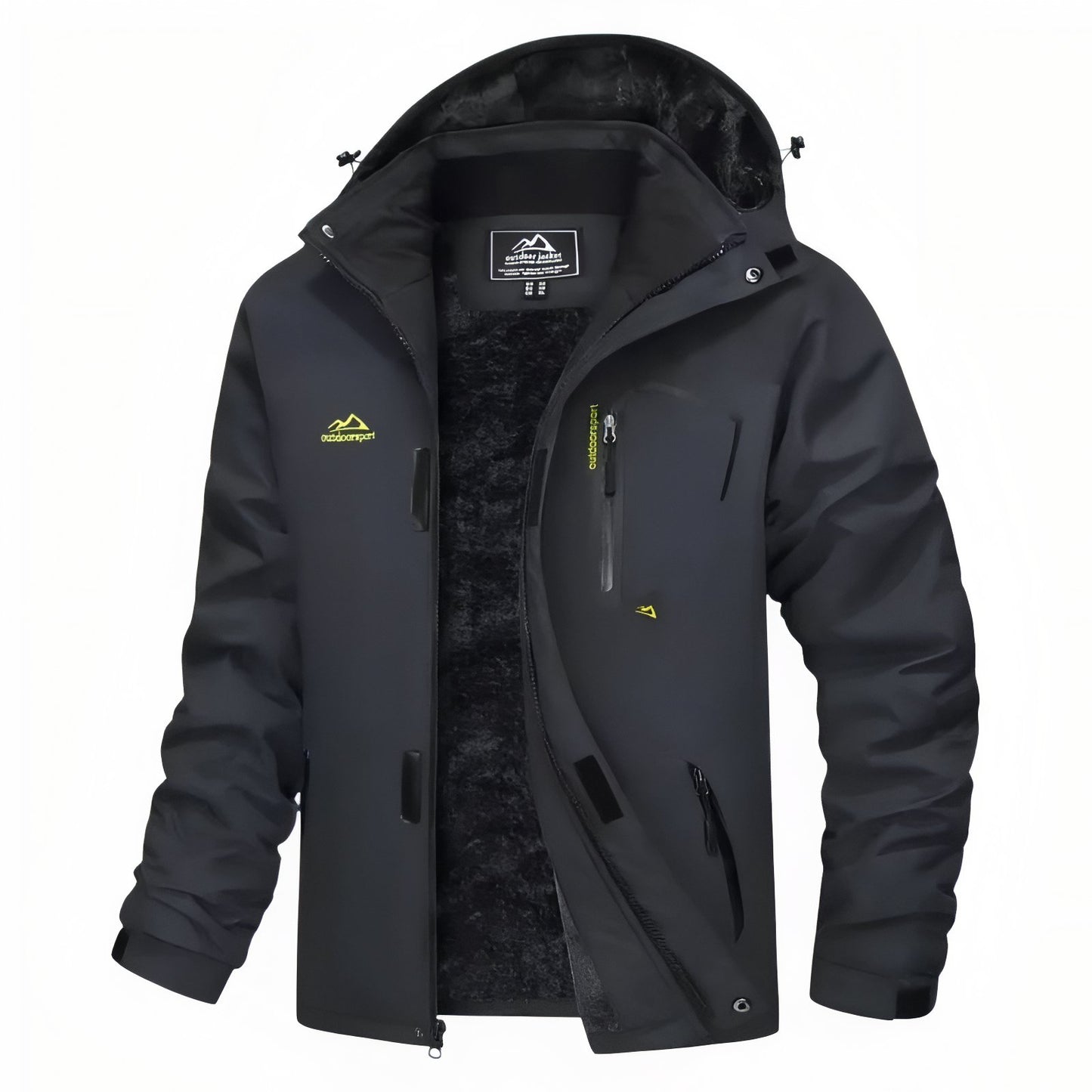Veste Chaude Randonnée Homme - Gris Anthracite