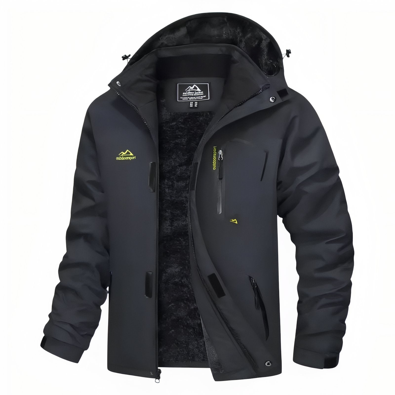 Veste Chaude Randonnée Homme - Gris Anthracite