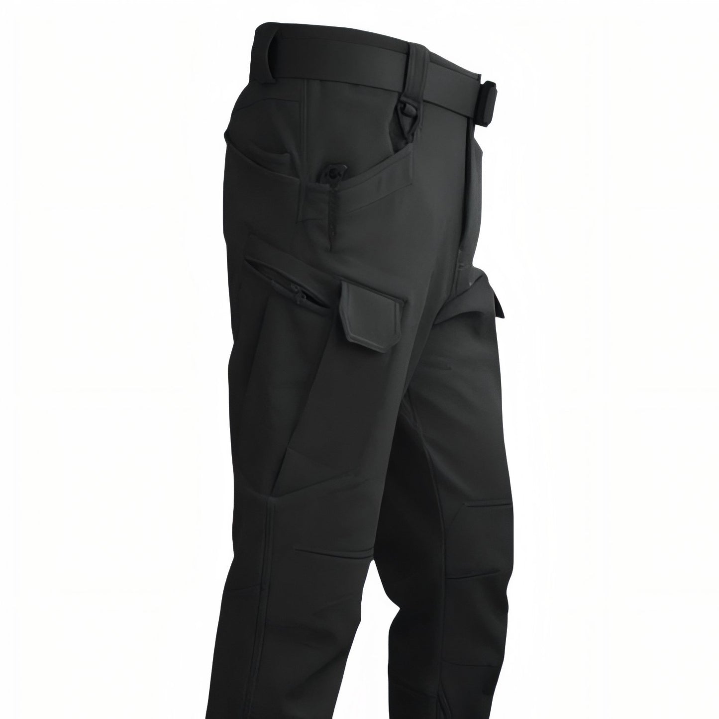 Pantalon Multi Poches Randonnée Homme - Noir Profond