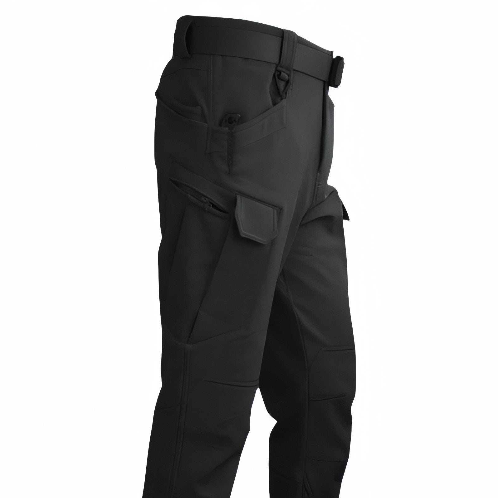 Pantalon Multi Poches Randonnée Homme - Noir Profond