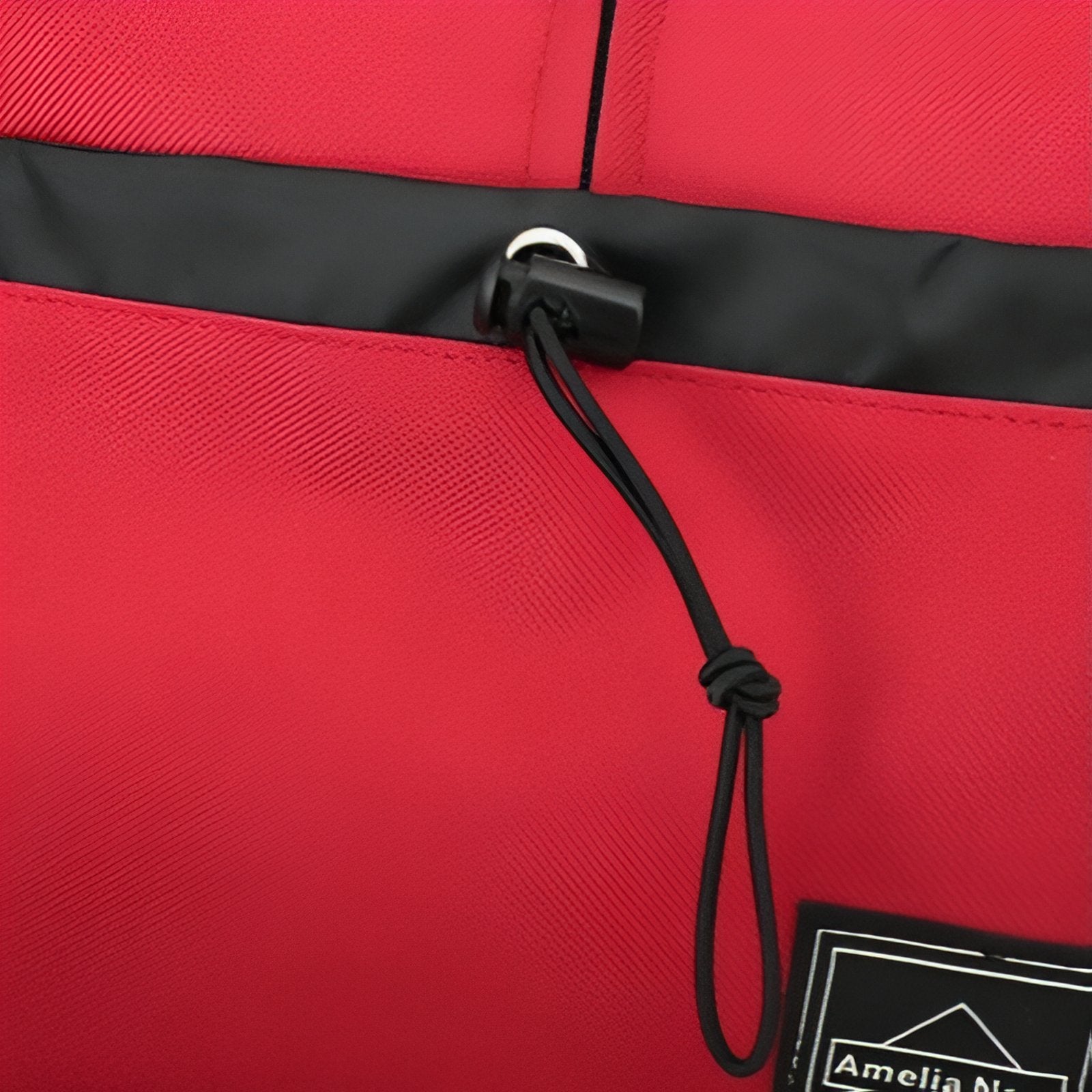 Sac Porte Chien Randonnée gros plan fermeture zippée - Bleu - Gris Clair - Rouge Cerise - Noir - Gris Foncé