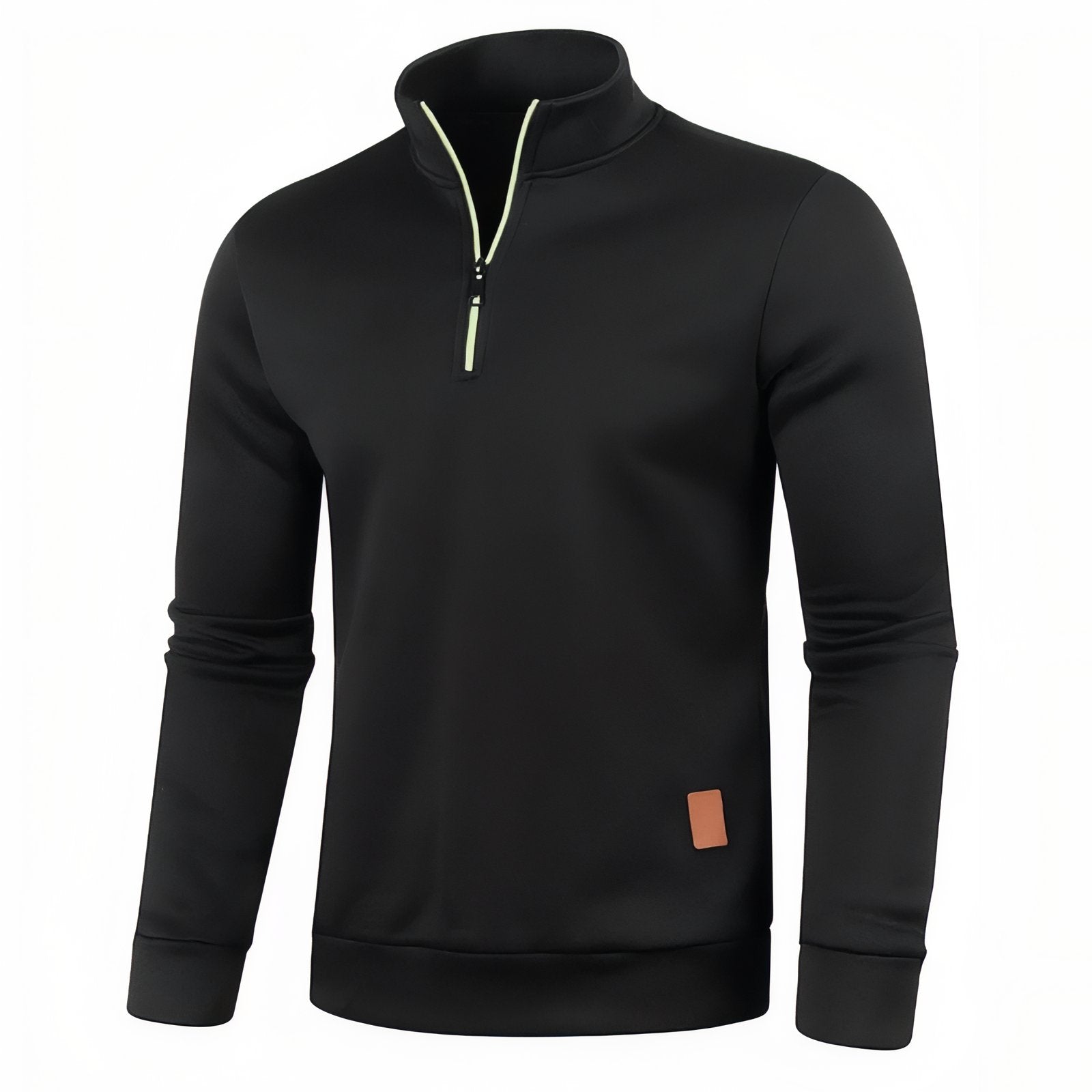 Pull Randonnée Homme gros plan fermeture zippée - Bleu - Bordeaux - Gris Clair - Gris Foncé - Vert Olive - Bleu Ciel - Noir - Gris Anthracite