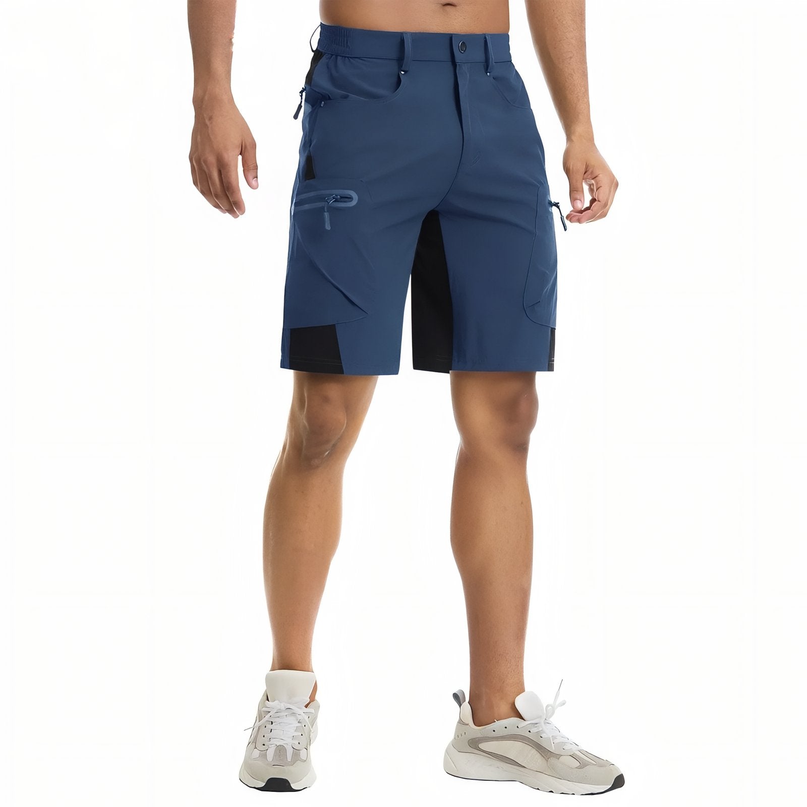 Short de Randonnée Homme Imperméable portée à la main - Bleu Cobalt - Beige - Vert Foncé - Gris Foncé - Gris Clair - Noir - Bleu Marine - Vert Fluo - Vert Menthe - Orange - Blanc - Rouge - Bleu - Bleu Ciel - Turquoise - Vert d'Eau