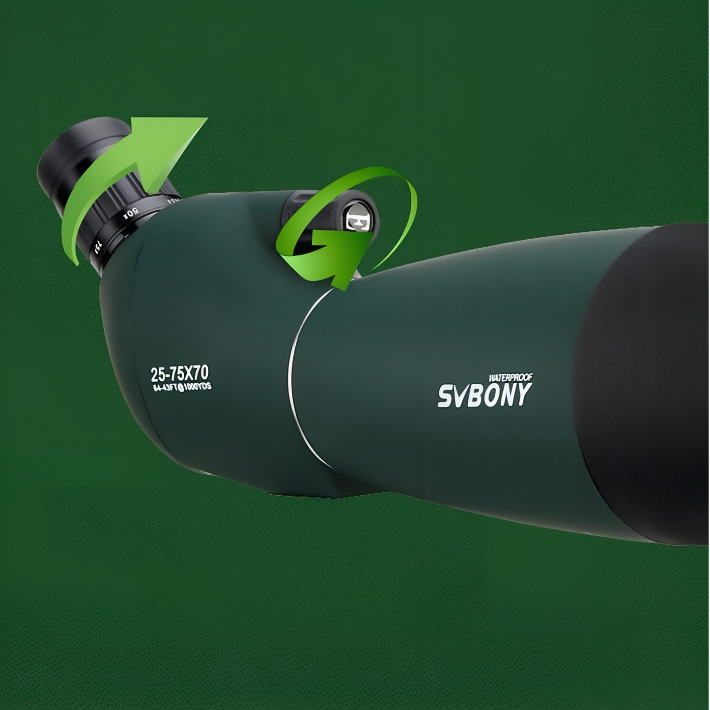 Longue Vue Randonnée gros plan réglage angle - Noir 25-75x70 - Noir 25-75x70 avec Adaptateur - Vert 20-60X80 - Vert 20-60X80 avec Adaptateur - Vert 20-60X60 - Vert 20-60X60 avec Adaptateur - Vert 25-75x70 - Vert 25-75x70 avec Adaptateur - Vert 15-45X50