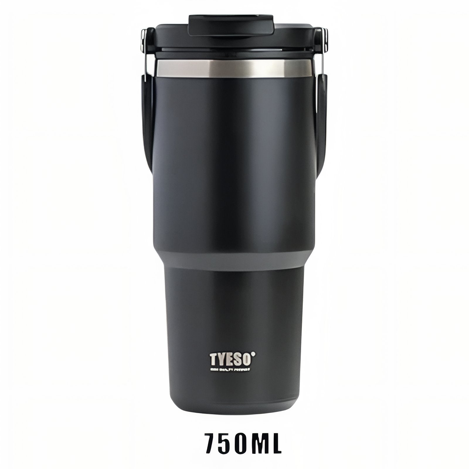 Mug Isotherme Avec Bec - Noir Mat - 750ml