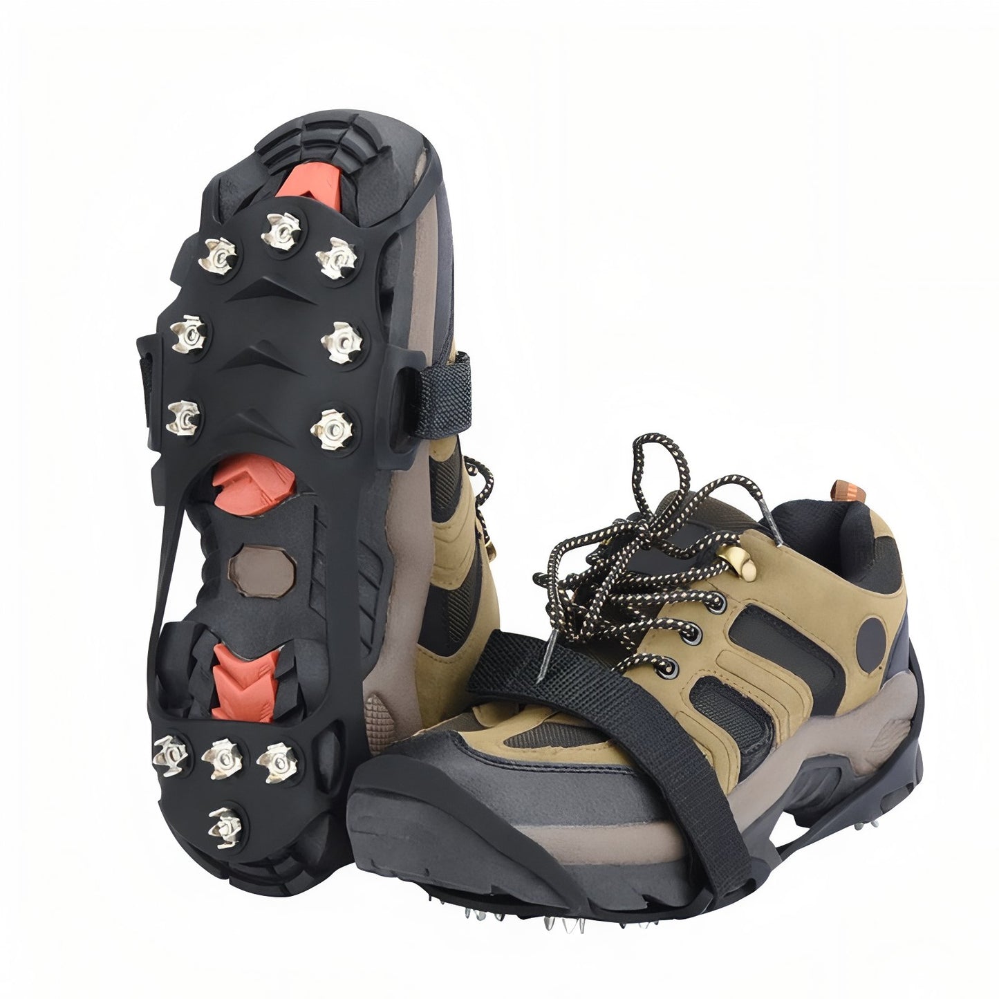 Crampons Anti-Glisse Randonnée 11 Dents - 31-36 / 36-39 / 39-46 / 46-48
