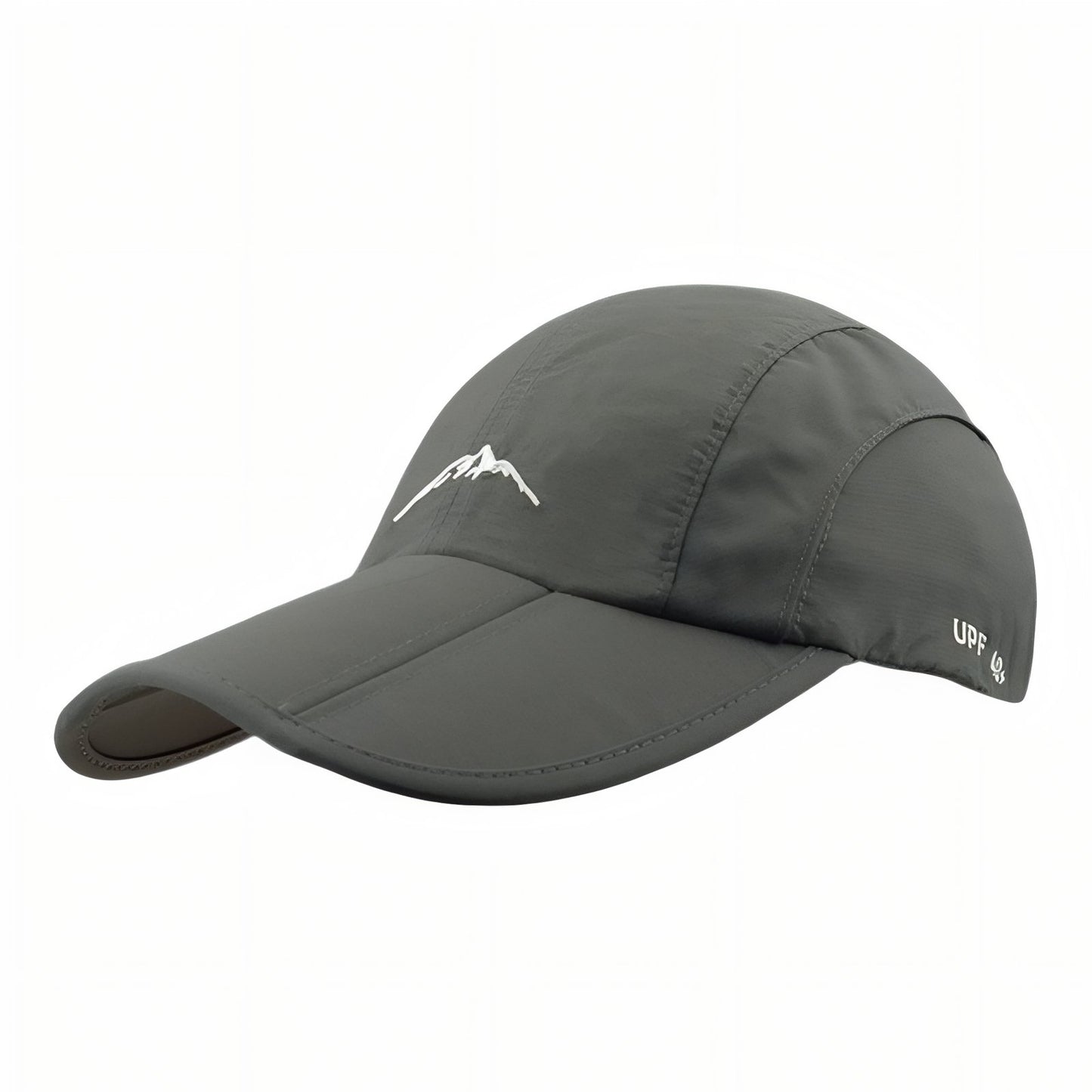 Casquette Randonnée Imperméable gros plan logo - Noir - Vert Olive - Beige Clair - Gris Clair - Turquoise Clair - Orange Brûlé - Rose Fuchsia