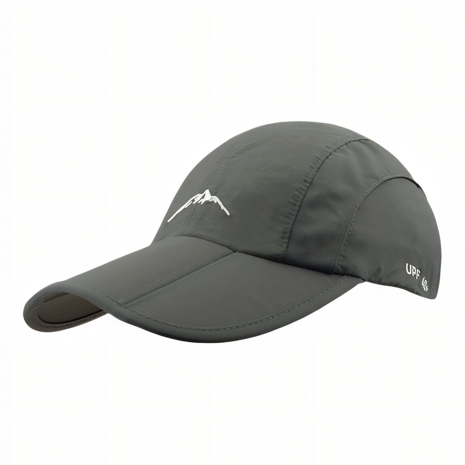 Casquette Randonnée Imperméable gros plan logo - Noir - Vert Olive - Beige Clair - Gris Clair - Turquoise Clair - Orange Brûlé - Rose Fuchsia