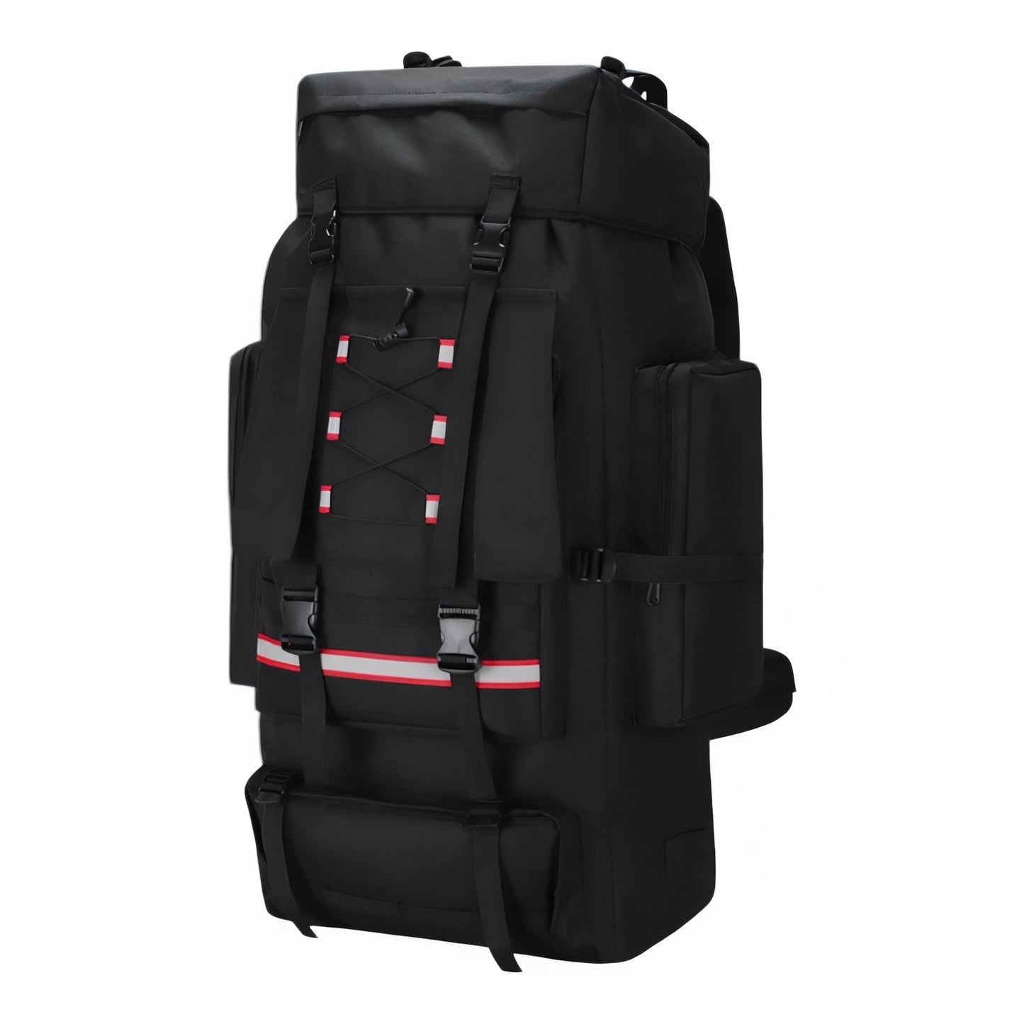 Sac Trek 130L vue latérale - Noir