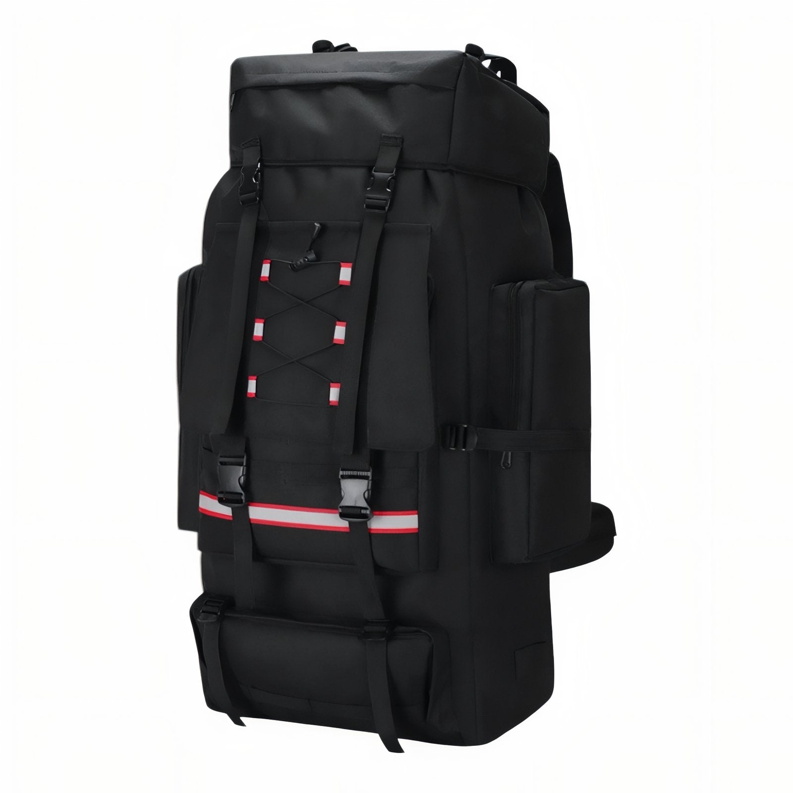 Sac Trek 130L vue latérale - Noir