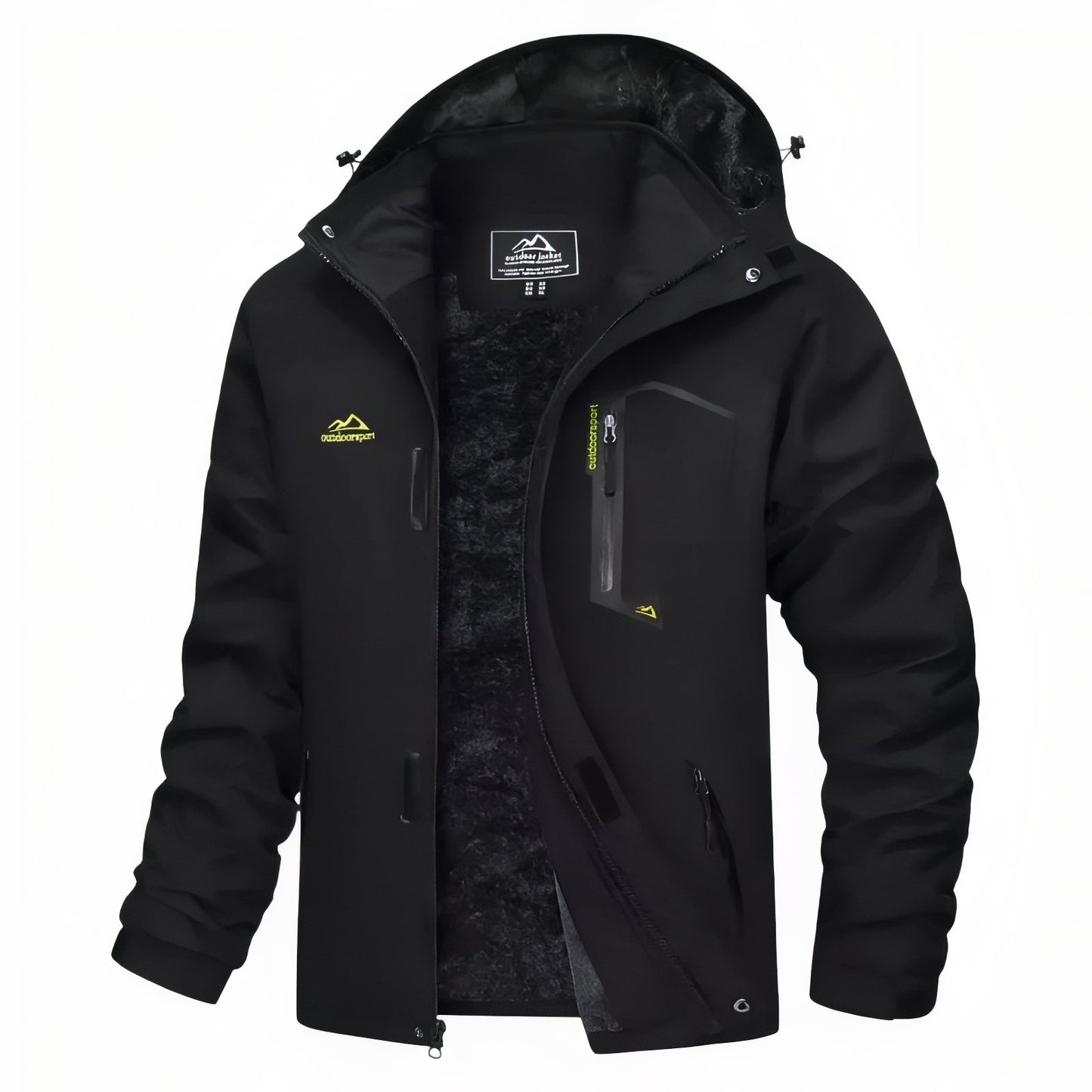 Veste Chaude Randonnée Homme - Noir